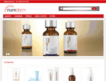 Tablet Screenshot of nurederm.com
